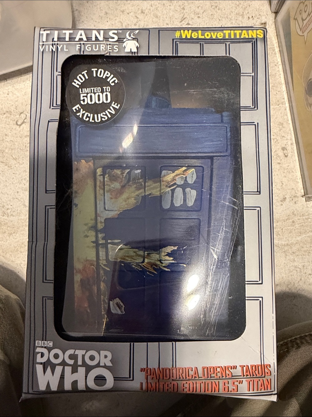 Doctor Who Titans Vinyl Figure - Blue TARDIS (Hot Topic Exclusive)